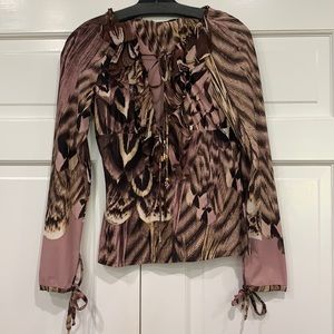Roberto Cavalli Blouse Size Sm